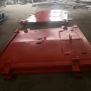 联络巷间用无压风门 抗冲击波避难硐室门 防火及栅栏两用门