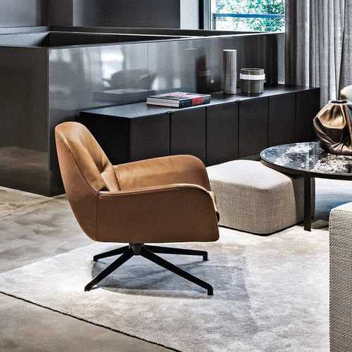 蜗牛椅北欧单人沙发轻奢设计师客厅旋转休闲椅懒人躺椅老虎椅