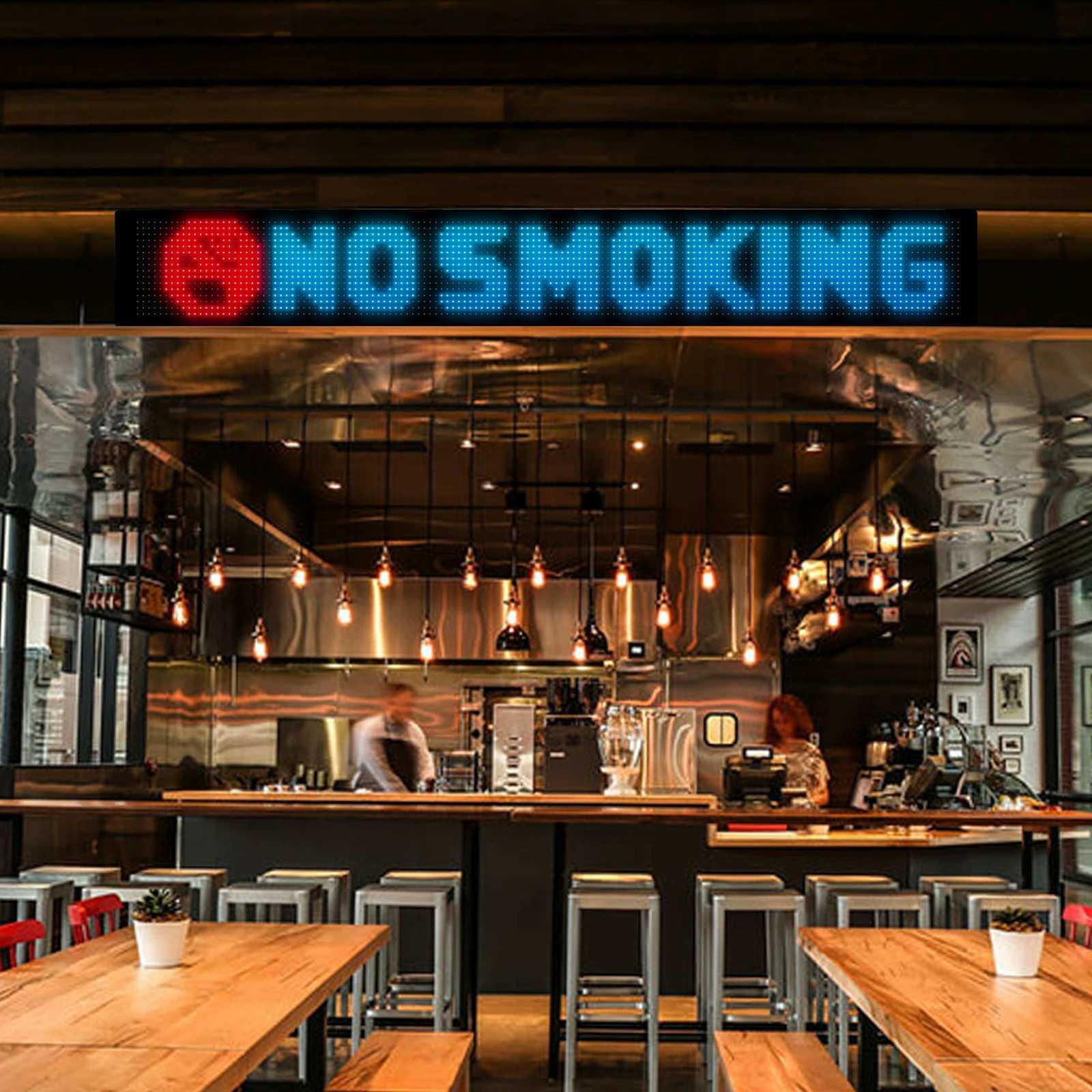 LED显示屏柔性屏全彩广告软屏APP编辑屏幕滚动文字房间装饰灯时钟