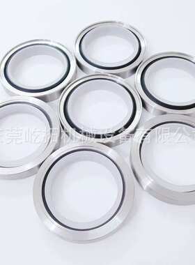 凯撒空压机维修大修备件 55*72*8双唇PTFE不锈钢油封密封件