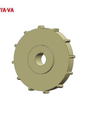 网带网链驱动轮 厂家供应 淡黄色尼龙塑料齿轮660 主被动轮
