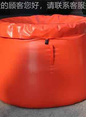 森林防1KDY消吨水急软体贮罐天蓝色TPU牛津布储水袋可应折消防储