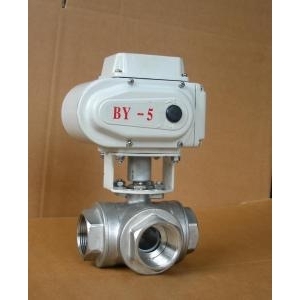 DN10 内螺纹三通L型T型电动调节型 DN8 DN6 DN15 丝口球阀Q911F