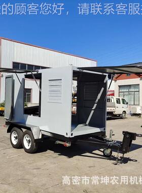 非标定制2吨箱式拖车 CJE50*15001550车带雨棚物0流台 牵引*平板