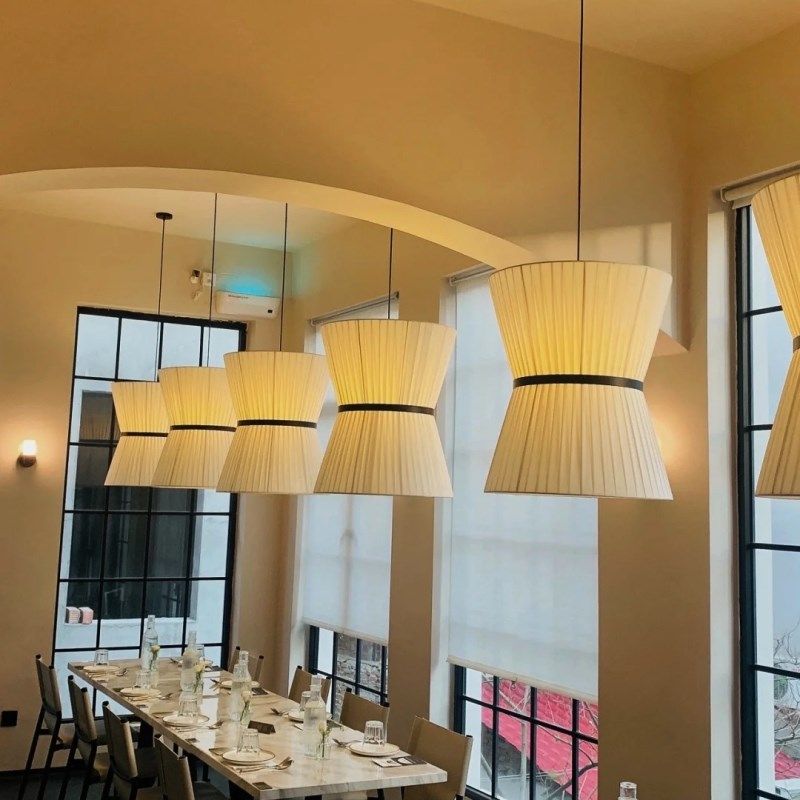 布艺餐厅吊灯日式简约民宿酒店吧台灯具创意复古侘寂风设计师灯具,家装灯饰光源,卧室/书房吊灯,淘宝优惠券,粉丝福利购,淘宝优惠卷