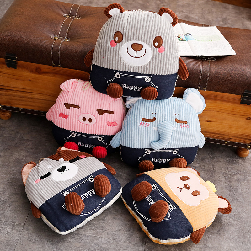 多功能二合一折叠汽车抱枕被子两用靠垫被办公室午睡空调被靠垫女