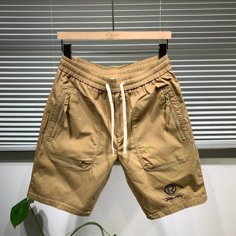 工装短裤男夏季薄款宽松直筒休闲时尚百搭男士五分中W裤子外穿男
