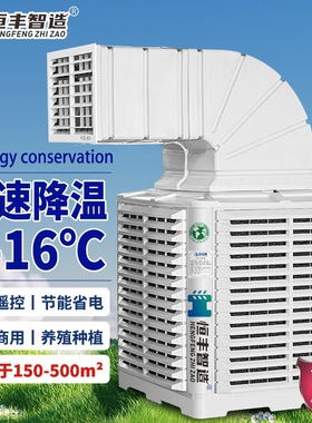 大风量变频工业冷风机 水空调水冷养殖车间工厂移动单制冷风扇