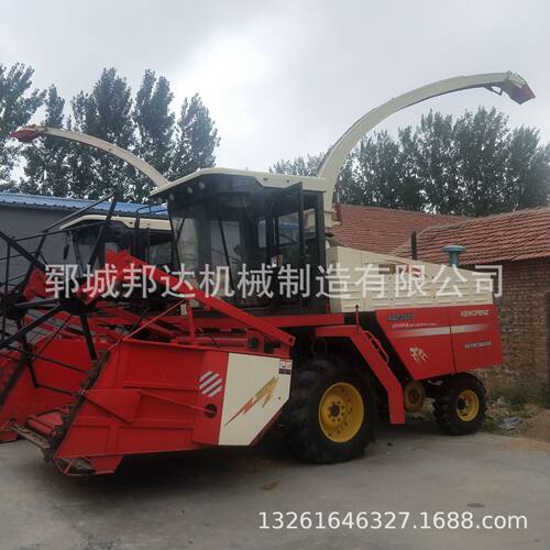 背负式小四轮割多功能玉米联合收割机秸秆牧草收割青储机