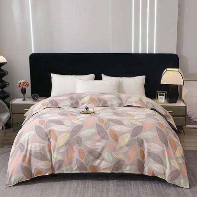 新款全棉纯棉斜纹磨毛被套单件150x200x230cm田园风加厚被罩1.8米