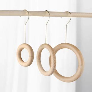 店F76H7TJ9挂钩s钩衣架挂实陈列圆环圈圈展道具示木衣挂 5ZV7服装