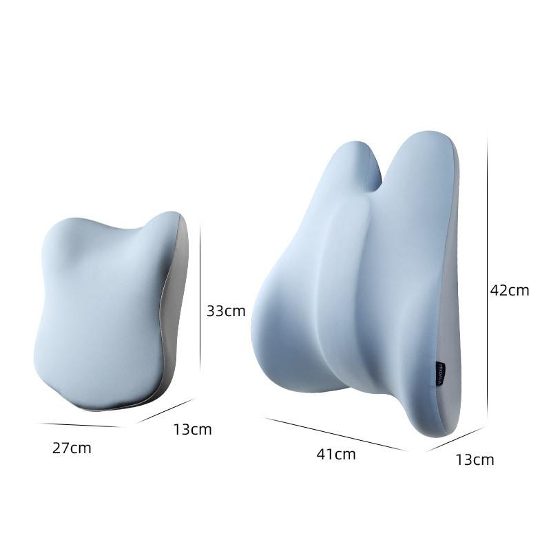 高档汽车头枕腰靠工厂车载记忆棉靠垫腰垫靠背腰枕车用护颈枕