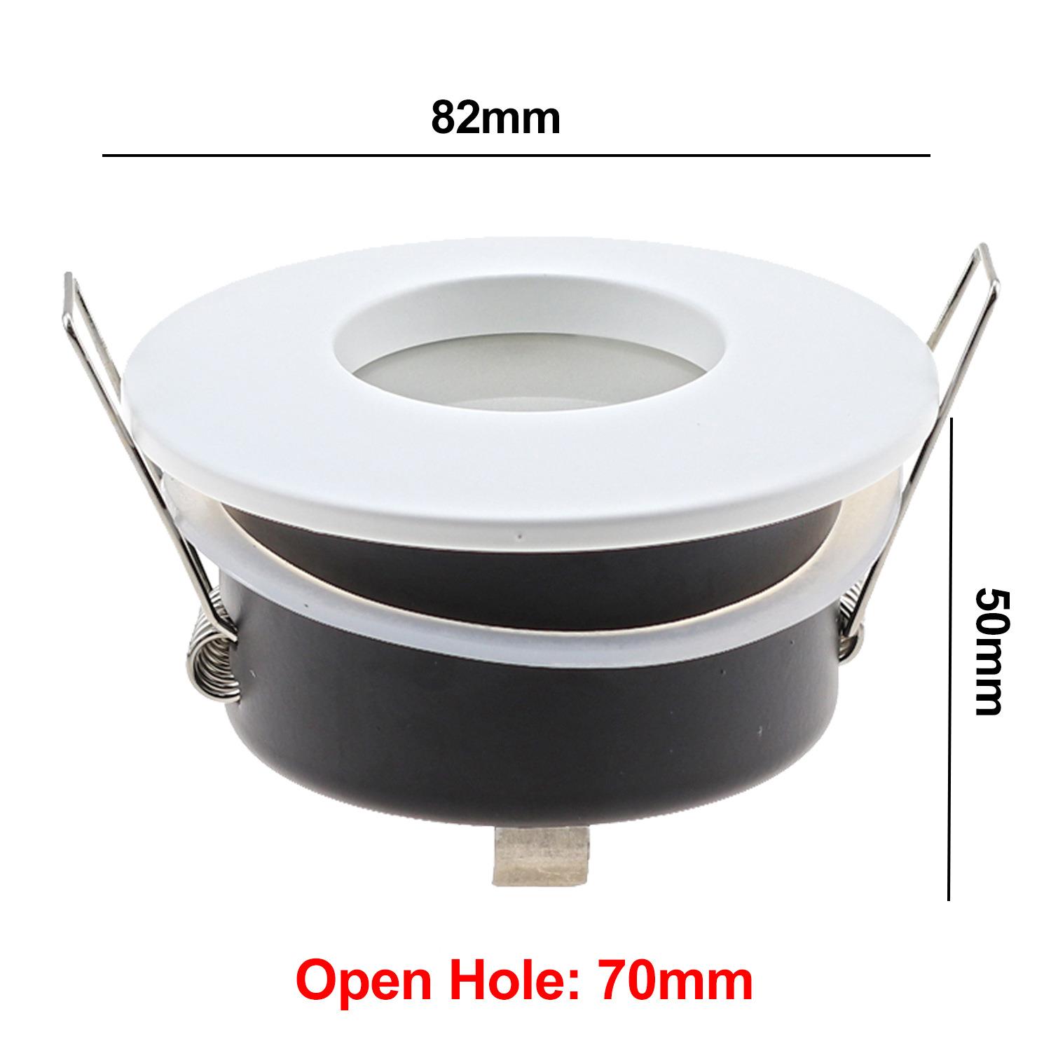 led射灯杯支架MR16 gu10卤素灯压铸灯罩IP65防水射灯架外框配件