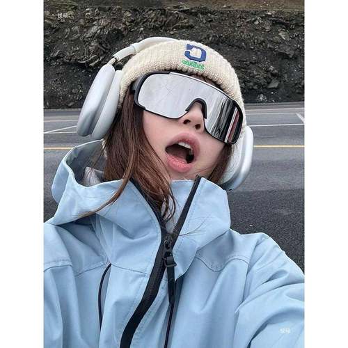 户外骑行眼镜爬山登山护目镜雪山防紫外线滑雪镜防风雪地骑车墨镜