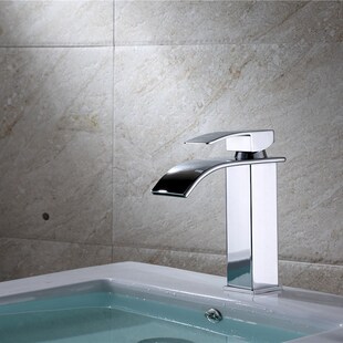 卫浴单孔面盆冷热水龙头台下盆浴室不锈钢瀑布龙头卫浴洁具