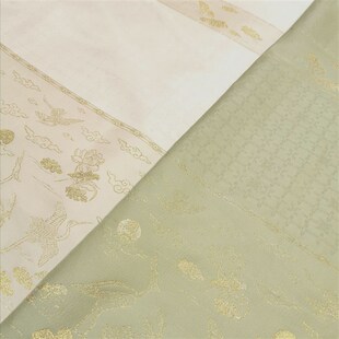 一路连科定位花面料织金妆花马面裙布料提花民族风中国风明制汉服