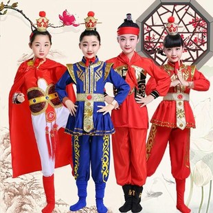 岳飞满江红演出服六一儿女孩朗诵合唱团中小学生儿童表演毕业新款