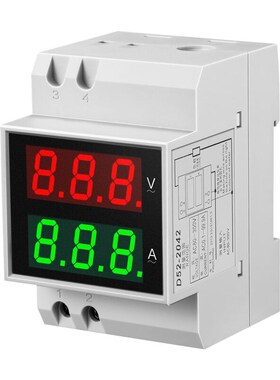 V双家用数显相显希m崖表V单220220防雷单数字电压表相交流电流表