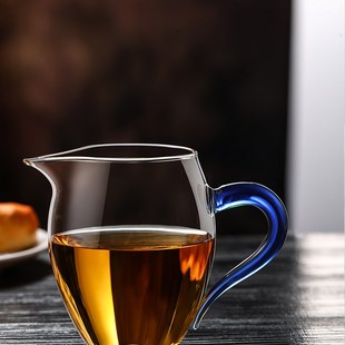 公道杯玻璃高档分茶器2q025新款 茶杯功夫茶具配件泡茶工具攻道杯