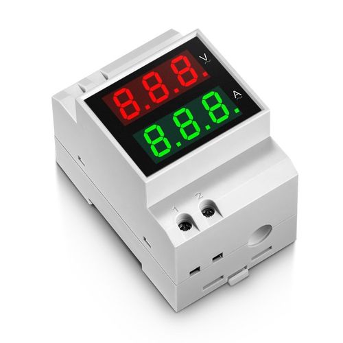 220单 Ve相数显希崖电压表 交流电流表 数字电压表电流导轨式双显