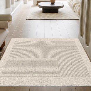 奶油风入户地垫丝圈n地垫侘寂风高端日式 地毯室内户外门口进门脚