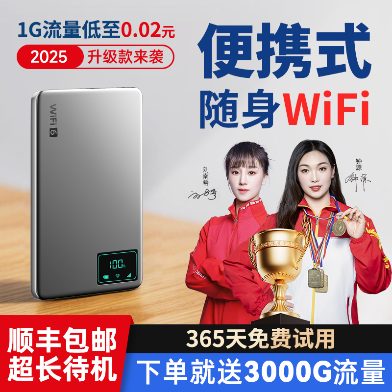 【2025新款】随身wifi高速流量