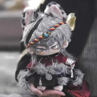 现货娃衣20cm厘米无属s性棉花娃娃藏服男娃民族风换装 配 衣服套装