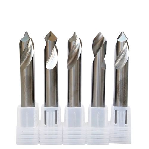 55钨钢定点钻倒角钻1 2 3 4t 5 6 8 10 12*90度120度2刃螺旋斜度