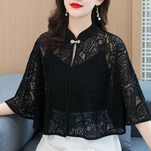 采购产品斗篷,高端披肩与蕾丝披肩,加大码的妇女防晒披肩与U披肩