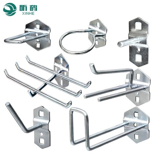 洞洞板挂钩工具架挂板p墙刀架挂板五金工具斜直挂钩货架展示架挂