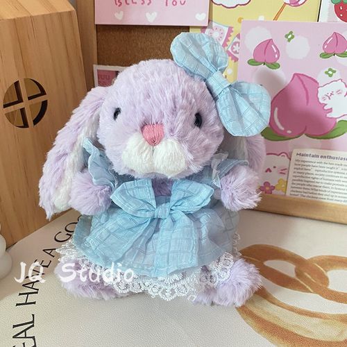 20cm娃c衣15cm甜美小兔小裙子毛绒玩偶公仔娃娃可爱毛衣服新款现