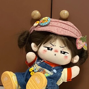 娃娃娃娃t恤可爱 婴儿服装 20cm衣服工作服套装 15q 帽子 棉娃娃10