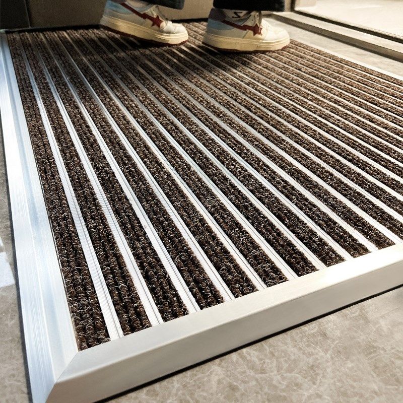 咖色铝合金入户门地毯户外除尘地垫入门高级脚垫室外门口防滑门垫,居家布艺,入户地垫,淘宝优惠券,粉丝福利购,淘宝优惠卷
