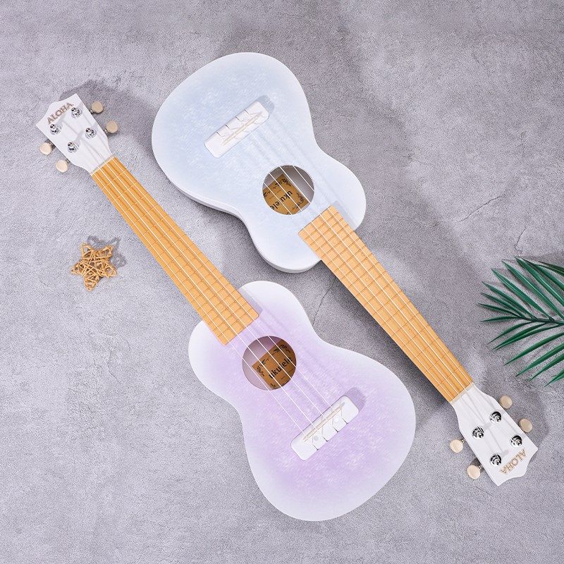 尤克里里风高级感冰花紫色蓝色高颜值入门乐器男女学生成人小吉他,乐器/吉他/钢琴/配件,尤克里里/小吉他,淘宝优惠券,粉丝福利购,淘宝优惠卷