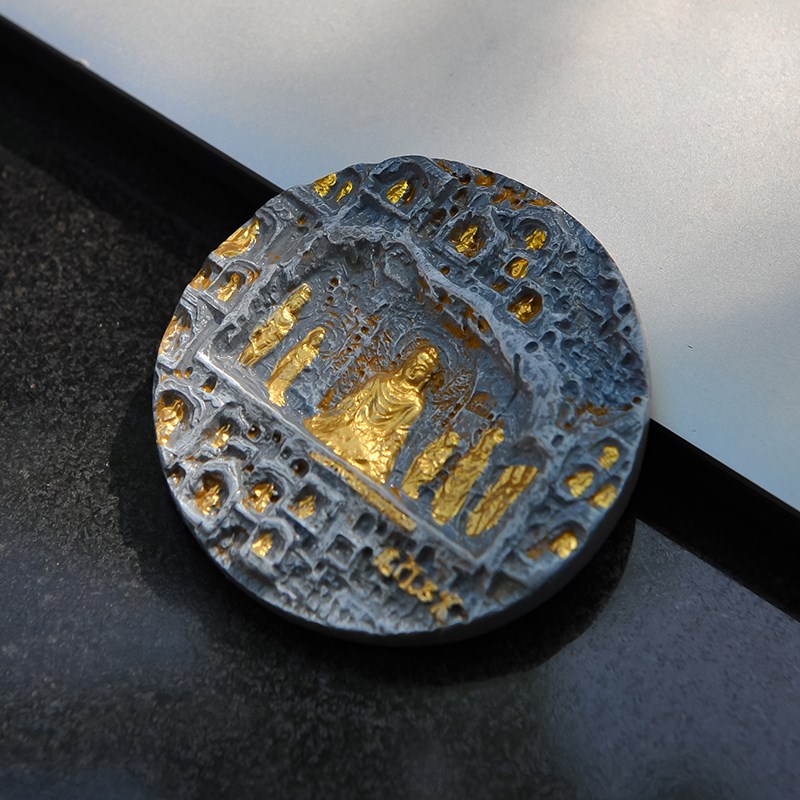 龙门石窟文创冰箱贴博物馆文化创意磁吸旅游纪念品装饰品