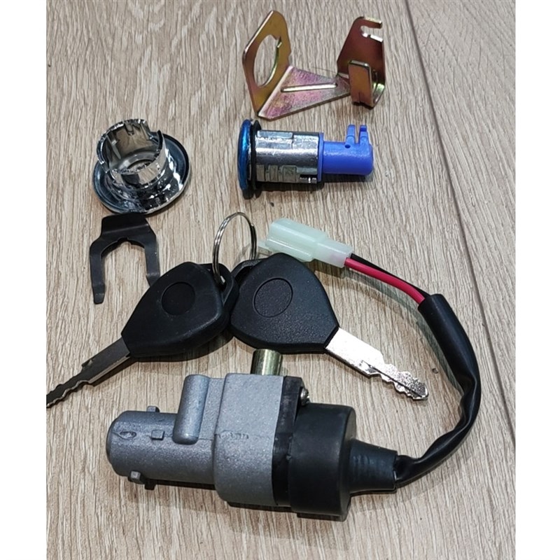 009套锁  普通电动车工具箱锁电门锁一条钥匙开全车新国标车配件