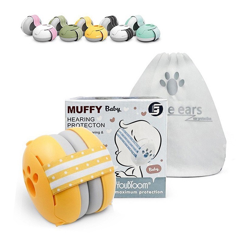 YOUBLOOM婴幼儿核磁检查隔音耳罩听力保护飞机减压鞭炮降噪耳罩