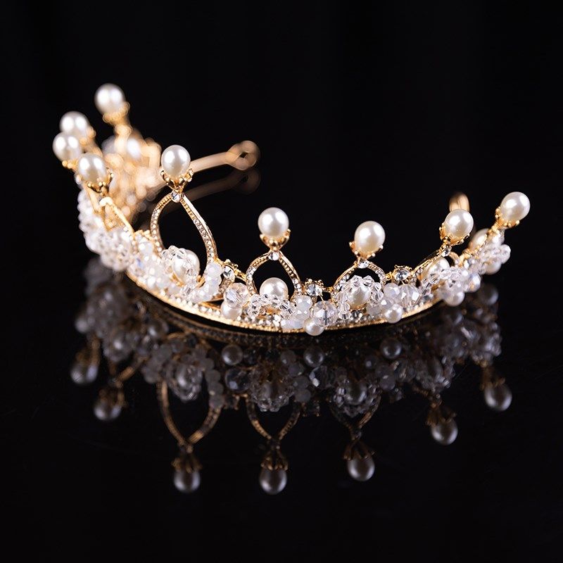 女童公主皇冠舞台演出发饰儿童珍珠发箍走秀礼服婚纱生日奢华饰品,童装/婴儿装/亲子装,发饰,淘宝优惠券,粉丝福利购,淘宝优惠卷