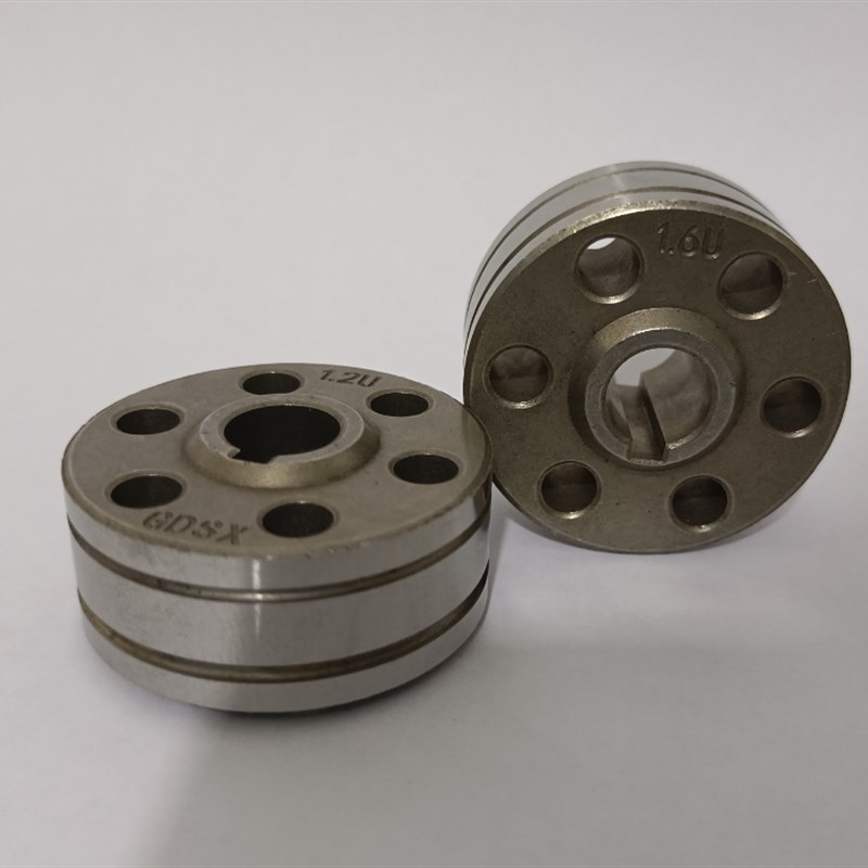 激光焊机送丝轮U型铝焊丝导丝轮V型钢丝自动送丝滚轮导丝管出丝轮