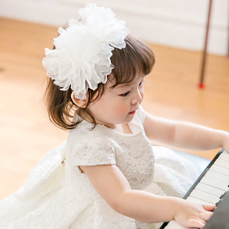 儿童礼服公主裙蓬蓬裙女童婚纱裙花童礼服女童生日演出服钢琴冬款