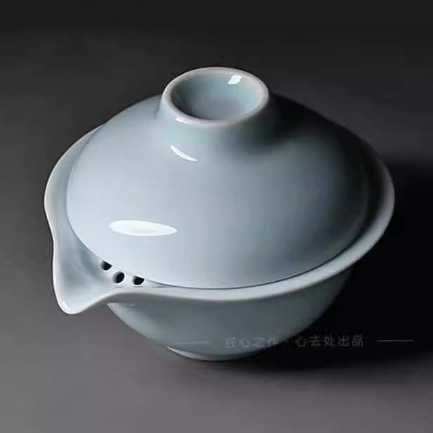 德玉堂办公便携式创意日式一壶一杯快客杯旅行陶瓷茶具套装茶杯壶