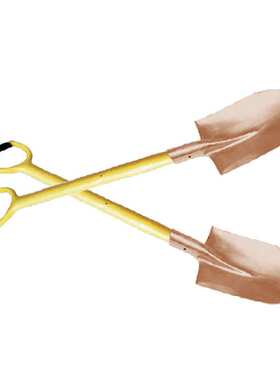 WEDO维度防爆装柄尖锨无磁无火花工具铲子锄料BE200