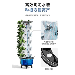 植无土栽培阳台设备种菜瓜果水培气雾家庭家用机栽培箱蔬菜