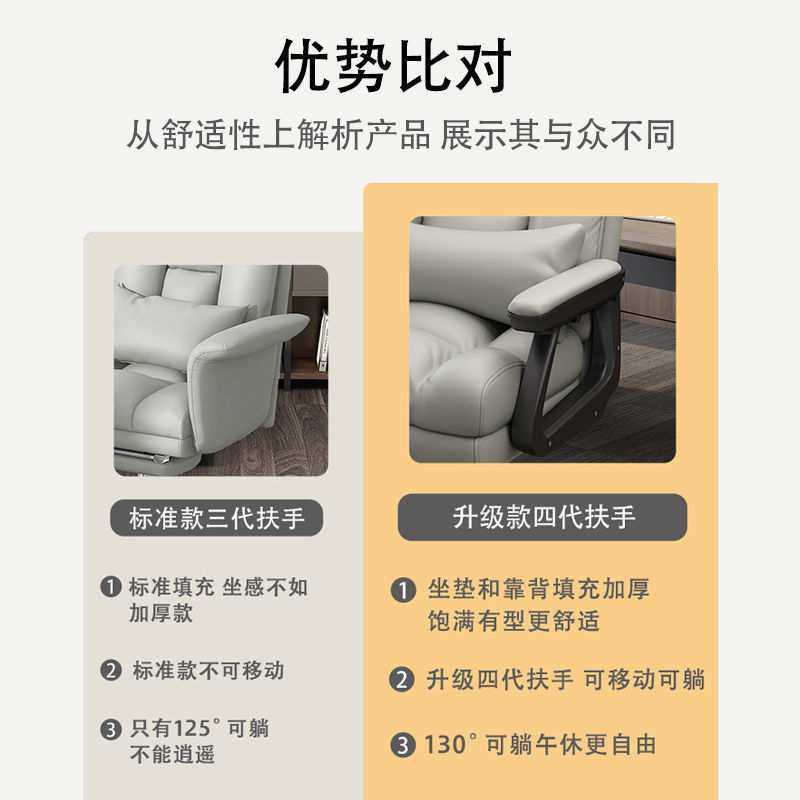 电脑椅卧室办公椅直播椅舒适久坐可躺寝室椅网红电竞椅学生椅