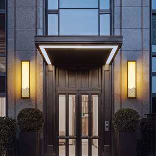 中式庭院壁灯别墅大门口壁灯户外云石壁灯外墙灯装饰门楼柱子壁灯