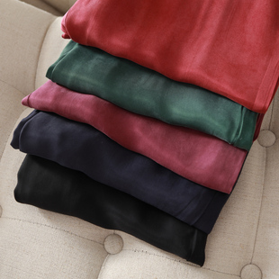 宽松缩脚裤 女缩口裤 收 九t分重磅铜氨丝束脚裤 2020夏新真丝收腿裤