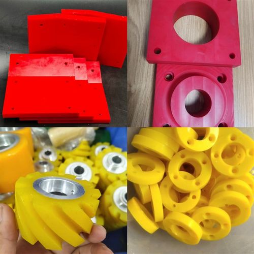 耐磨PU加工f聚氨酯垫片优力胶垫圈激光开模加工定制牛筋板加工