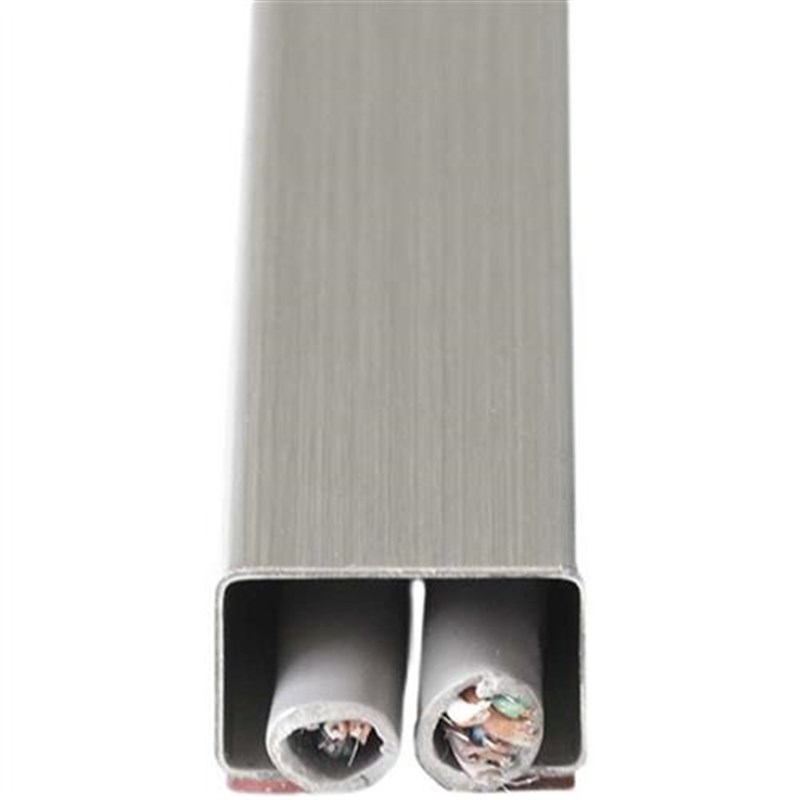 15*10方形不锈m钢线槽墙面明装走电线网线布线槽装饰明线走线美化