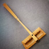 9.寸 老玉竹折扇 纯手工文玩扇子 抛打磨 自然老料 颜色红润