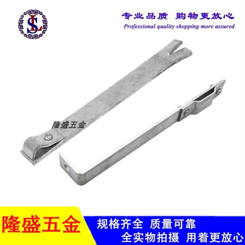 焊杆避雷卡L型直角避雷卡子热浸镀锌防雷支架扁铁防雷夹子燕尾卡